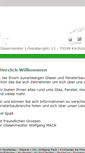 Mobile Screenshot of fensterbau-mack.de
